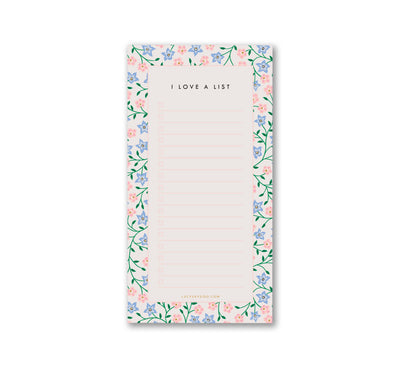 Floral To-Do List Notepad
