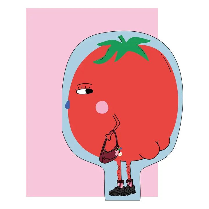 Hey Tomato! Die-Cut Greetings Card