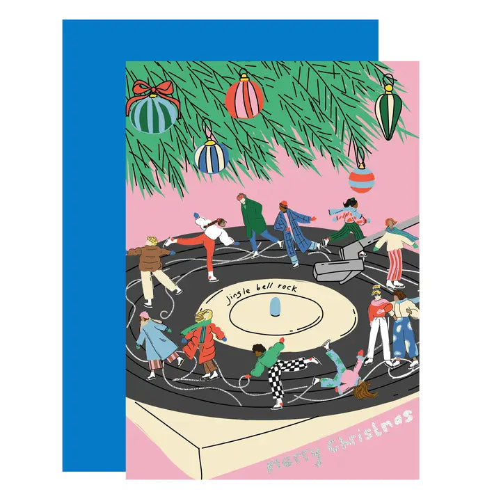 Jingle Bell Rock Foiled Card