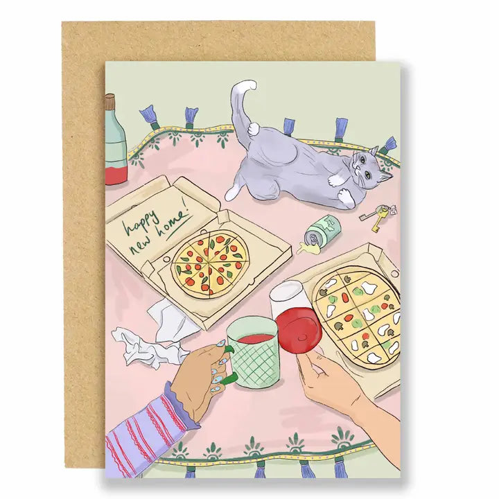 New Home Takeaway Card