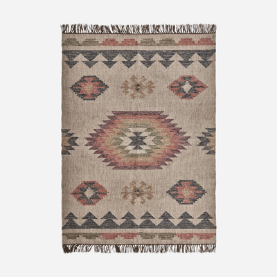 Large Metri Kelim Woven Rug - 140 x 200cm