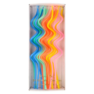 Swirly Birthday Cake Candles