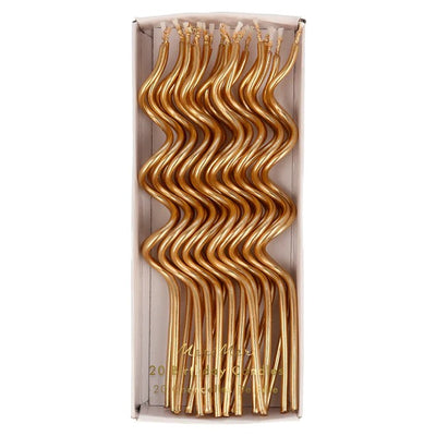 Swirly Birthday Cake Candles