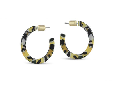 Isla Resin Hoop Earrings