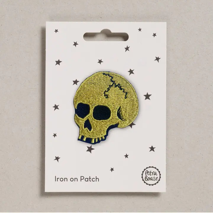 Skull Iron-On Patch