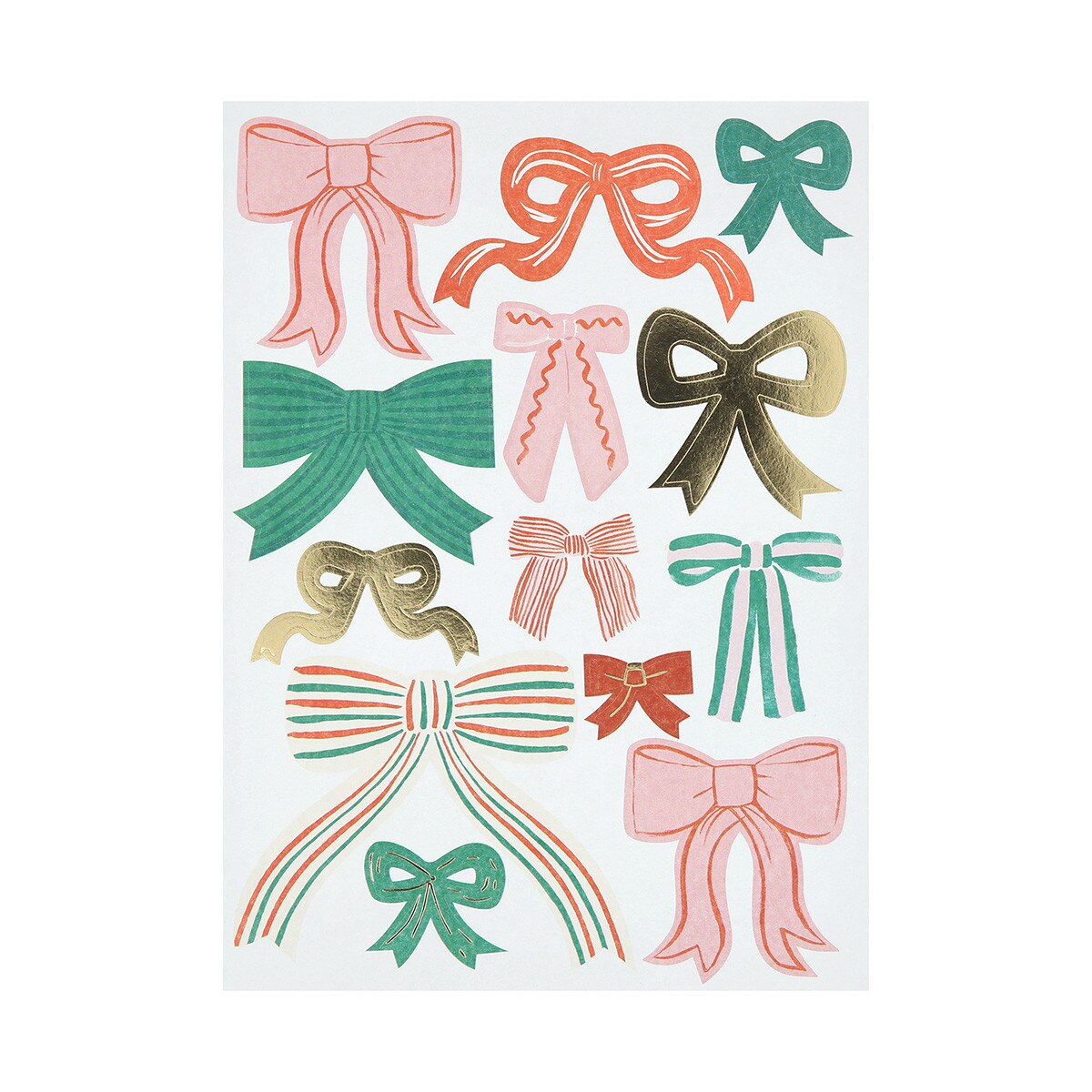 Christmas Bow Stickers