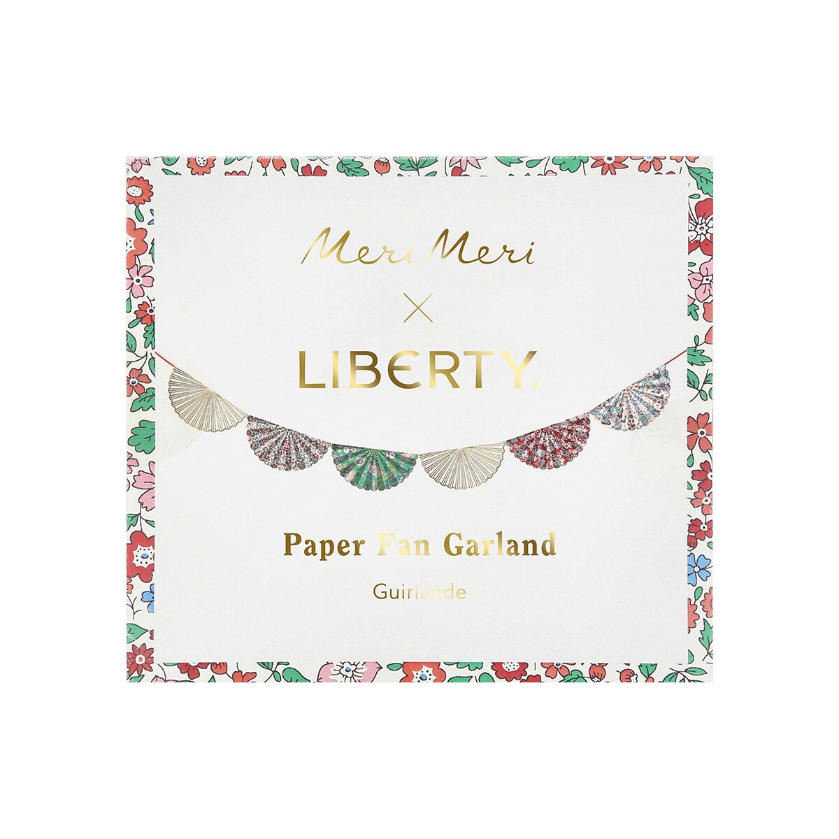 Meri Meri X Liberty Fan Garland