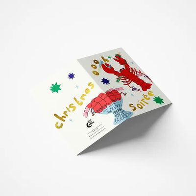 A Christmas Soirée Foiled Card