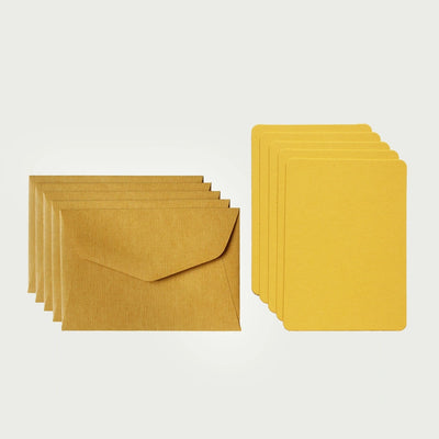 Mini Plain Cards and Envelopes - Pack of 5