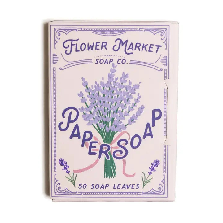 Flower Market Paper Soap - 50 Sheets