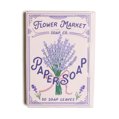 Flower Market Paper Soap - 50 Sheets