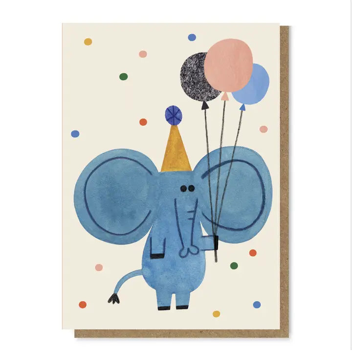 Party Elephant Card