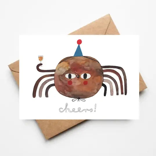 Spider Cheers Card