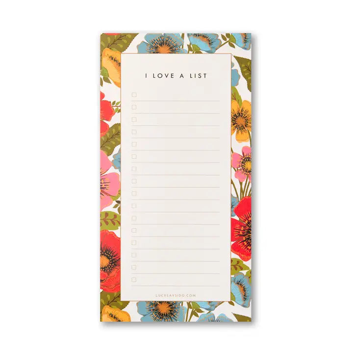 Garden Bloom To-Do List Notepad