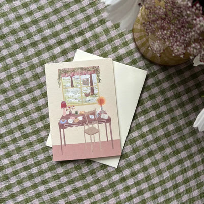 Writing The Christmas Cards Greetings Mini Card