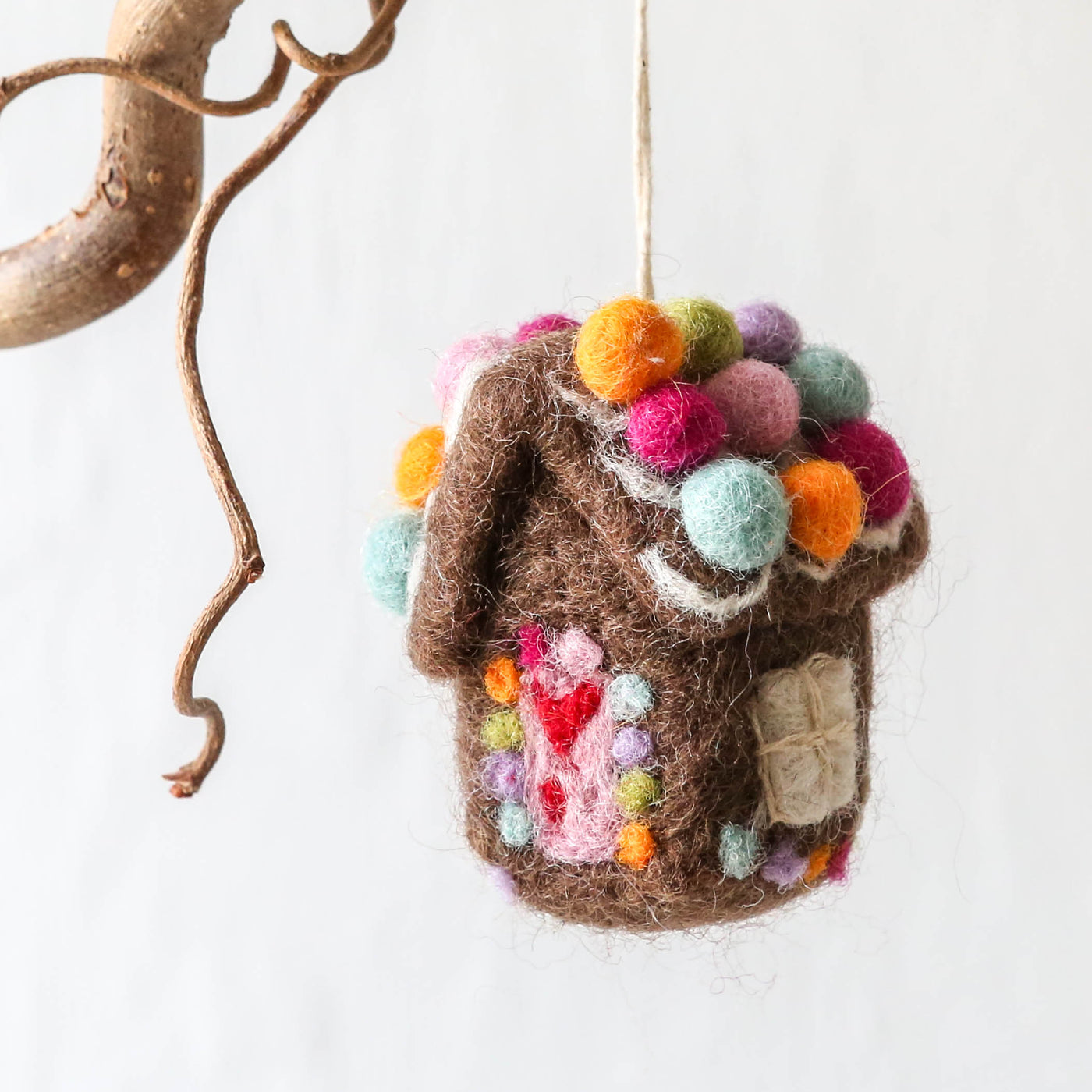 Gingerbread House Felt Hanging Decoration