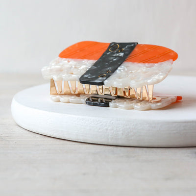 Hand Painted Cellulose Hair Claw - Sushi Hair