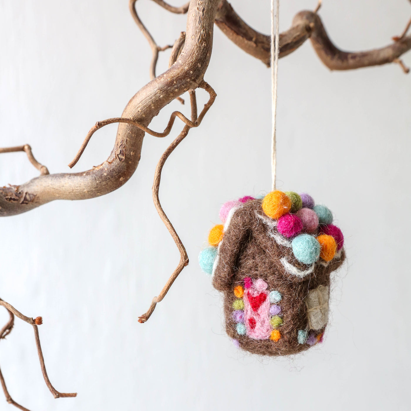 Gingerbread House Felt Hanging Decoration