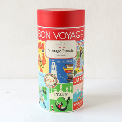 Vintage Travel 1000 Piece Puzzle