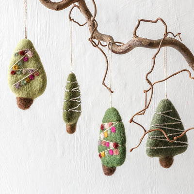 Felt Christmas Tree Hanging Decoration