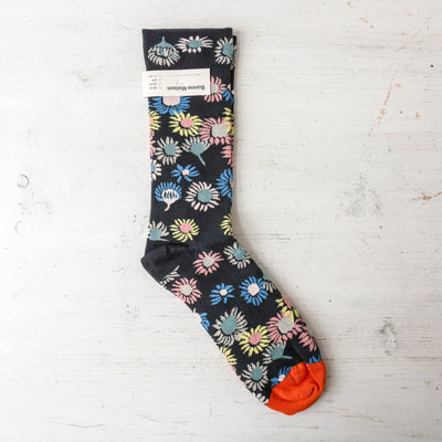 Bonne Maison Socks - Slate Sunflower