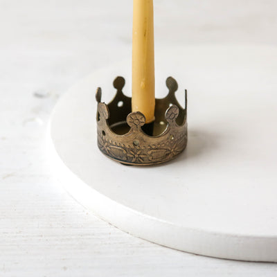 Crown Shaped Taper Candle Holder