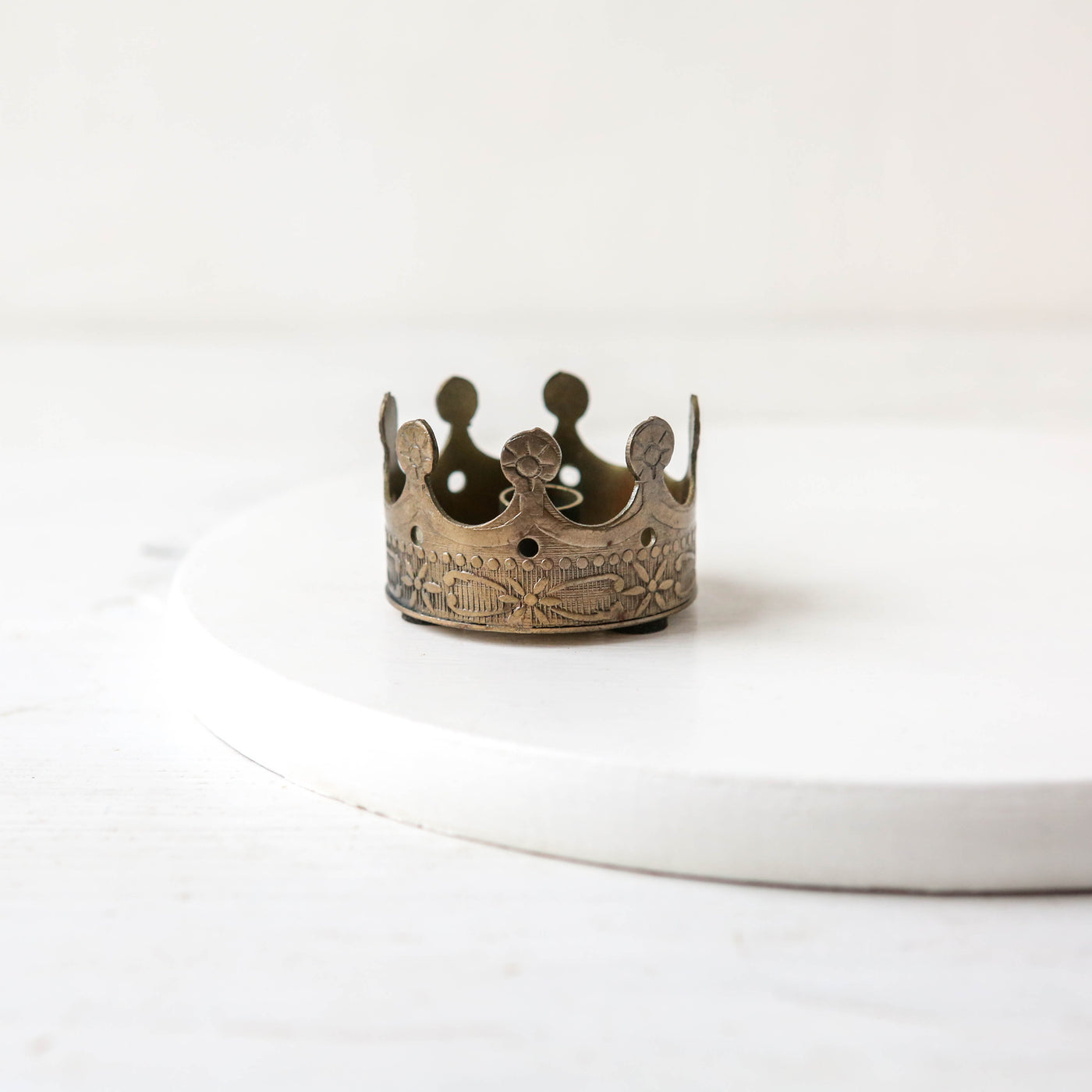 Crown Shaped Taper Candle Holder