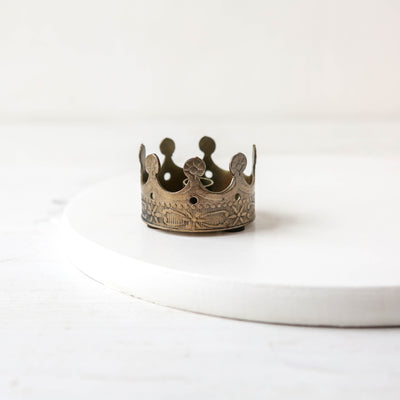Crown Shaped Taper Candle Holder