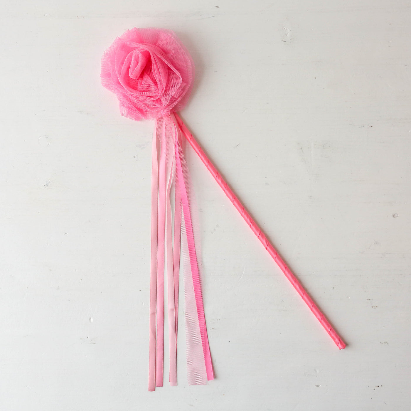 Mimi and Lula - Pink Ruffle Flower Wand