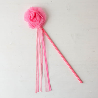 Mimi and Lula - Pink Ruffle Flower Wand