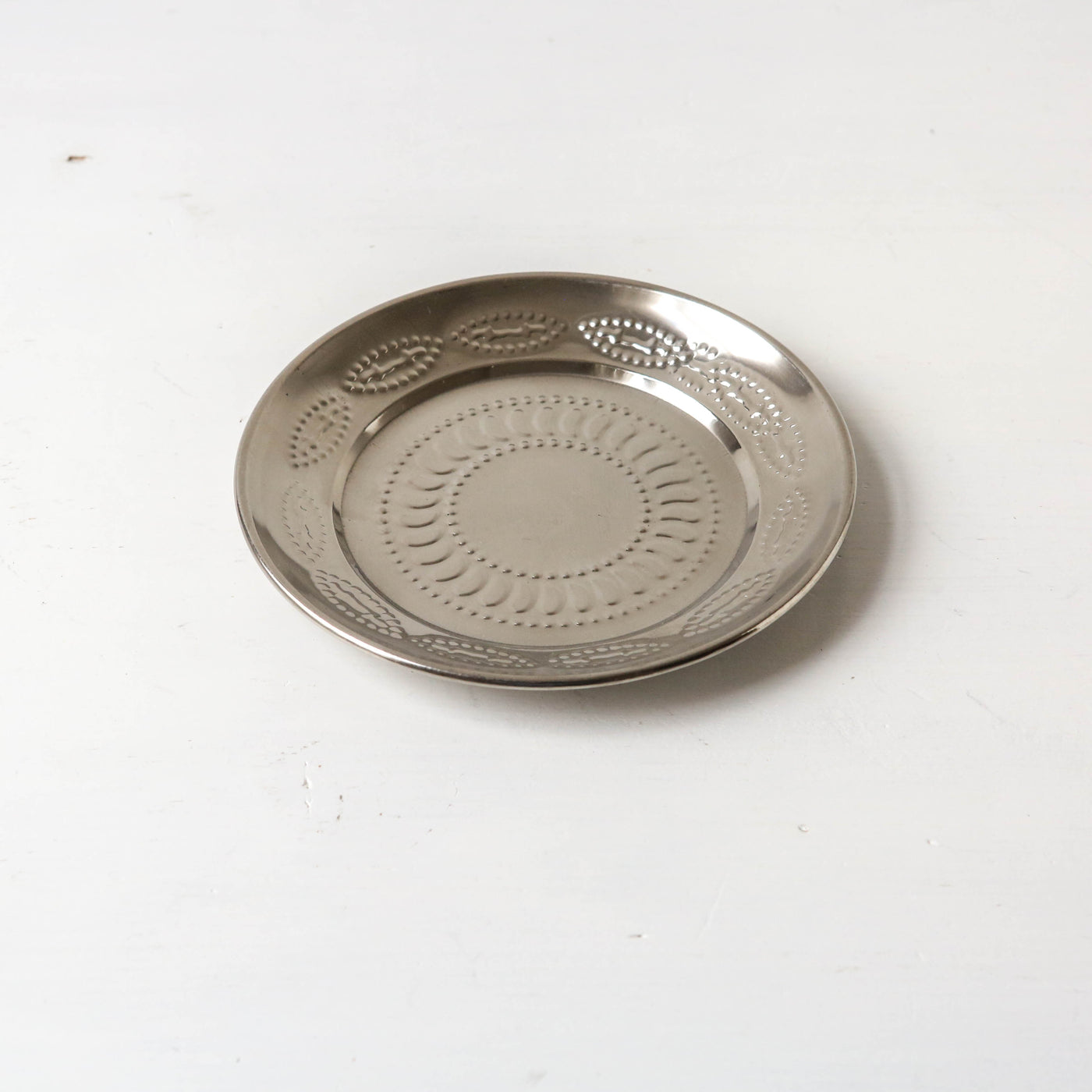 15cm Patterned Pressed Steel Plate