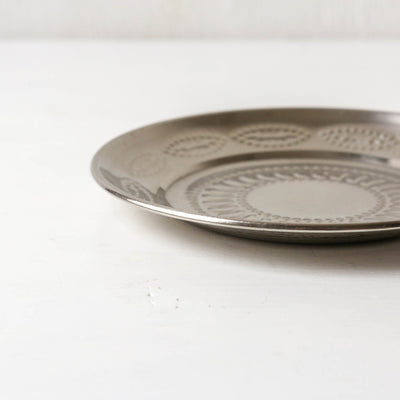 15cm Patterned Pressed Steel Plate