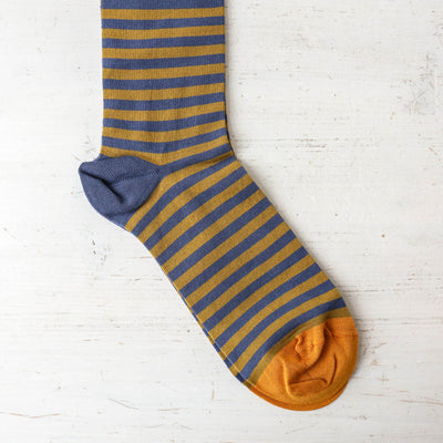 Bonne Maison Socks - Denim Stripe