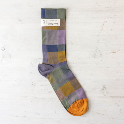 Bonne Maison Socks - Nocturnal Tiles