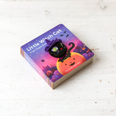 Finger Puppet Board Book - Little Witch Cat
