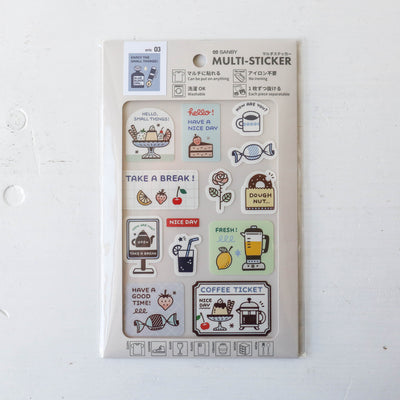 Eric x Sanby Multi-Sticker Set - 03 Tea Time