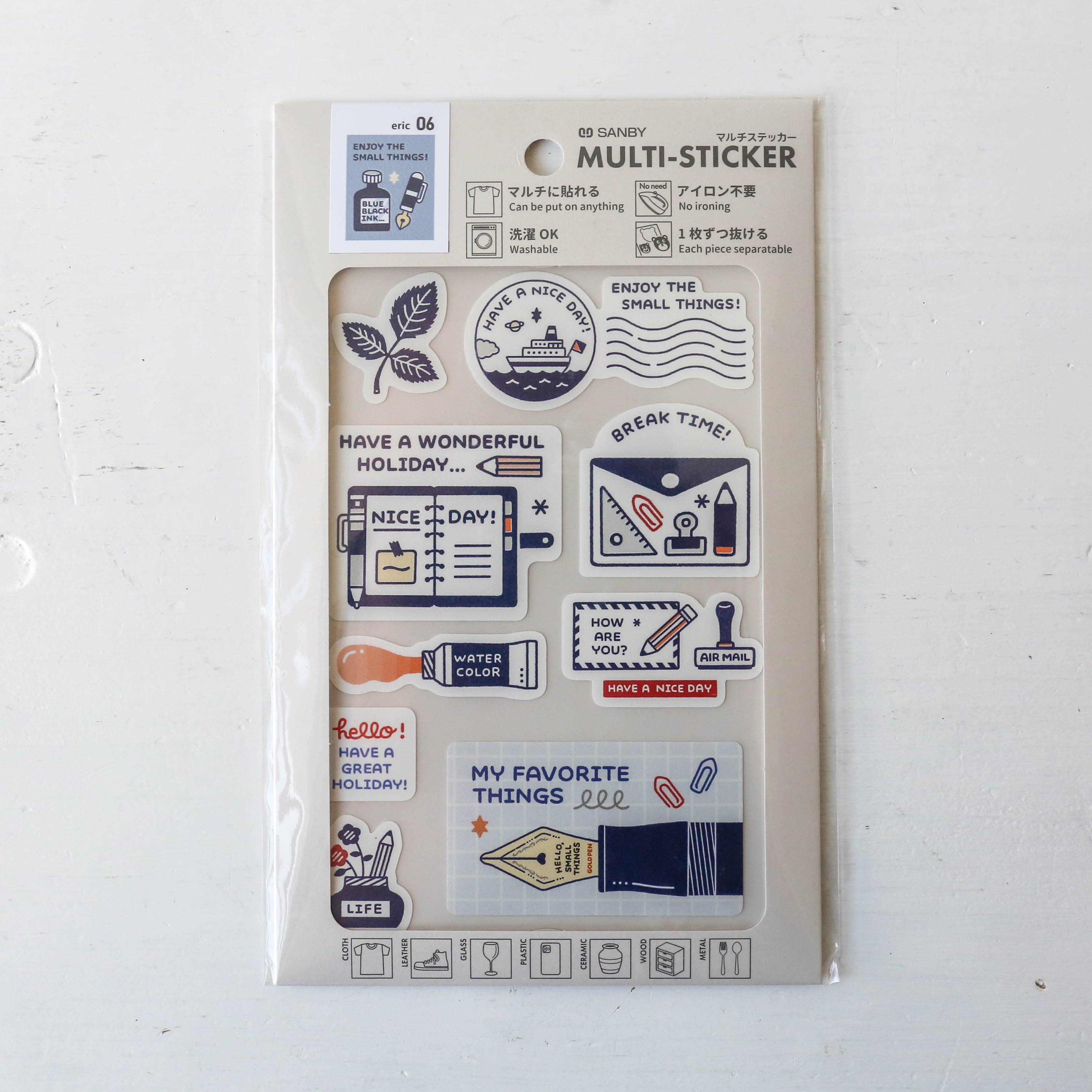 Eric x Sanby Multi-Sticker Set - 06 Good Time – Berylune