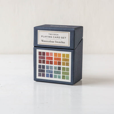 Watercolour Swatches - Set of 2 Playing Cards