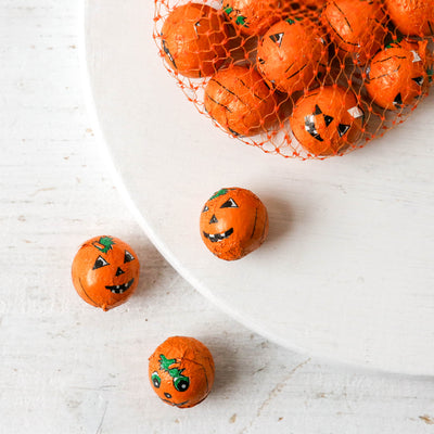 Foiled Chocolate Pumpkins