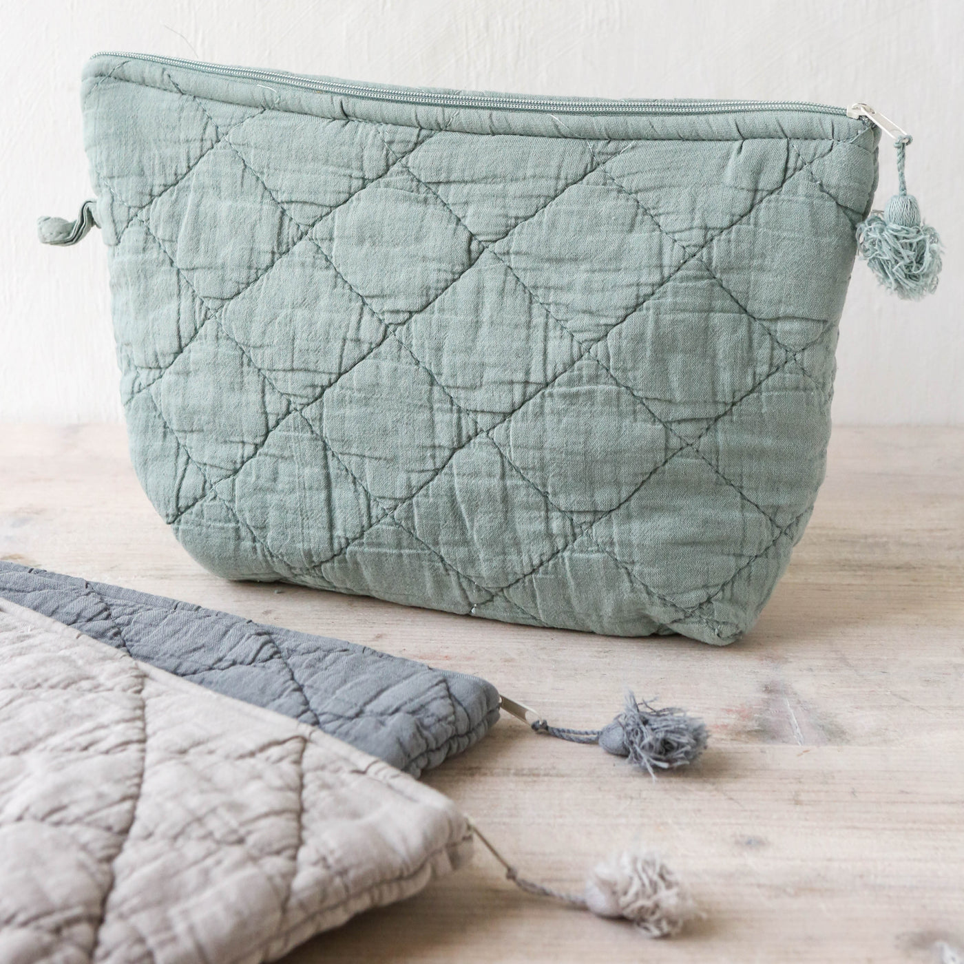 Quilted Toiletry Bag