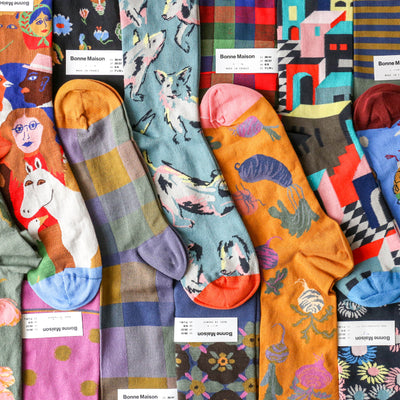 Bonne Maison Socks - Arctic Dogs