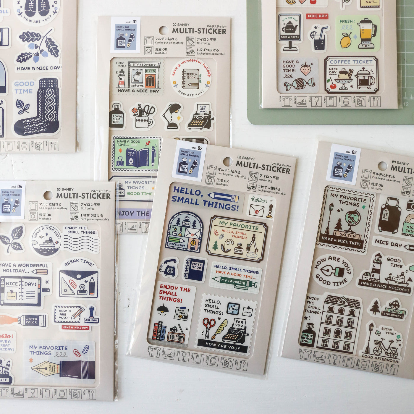 Eric x Sanby Multi-Sticker Set - 04 Favorite