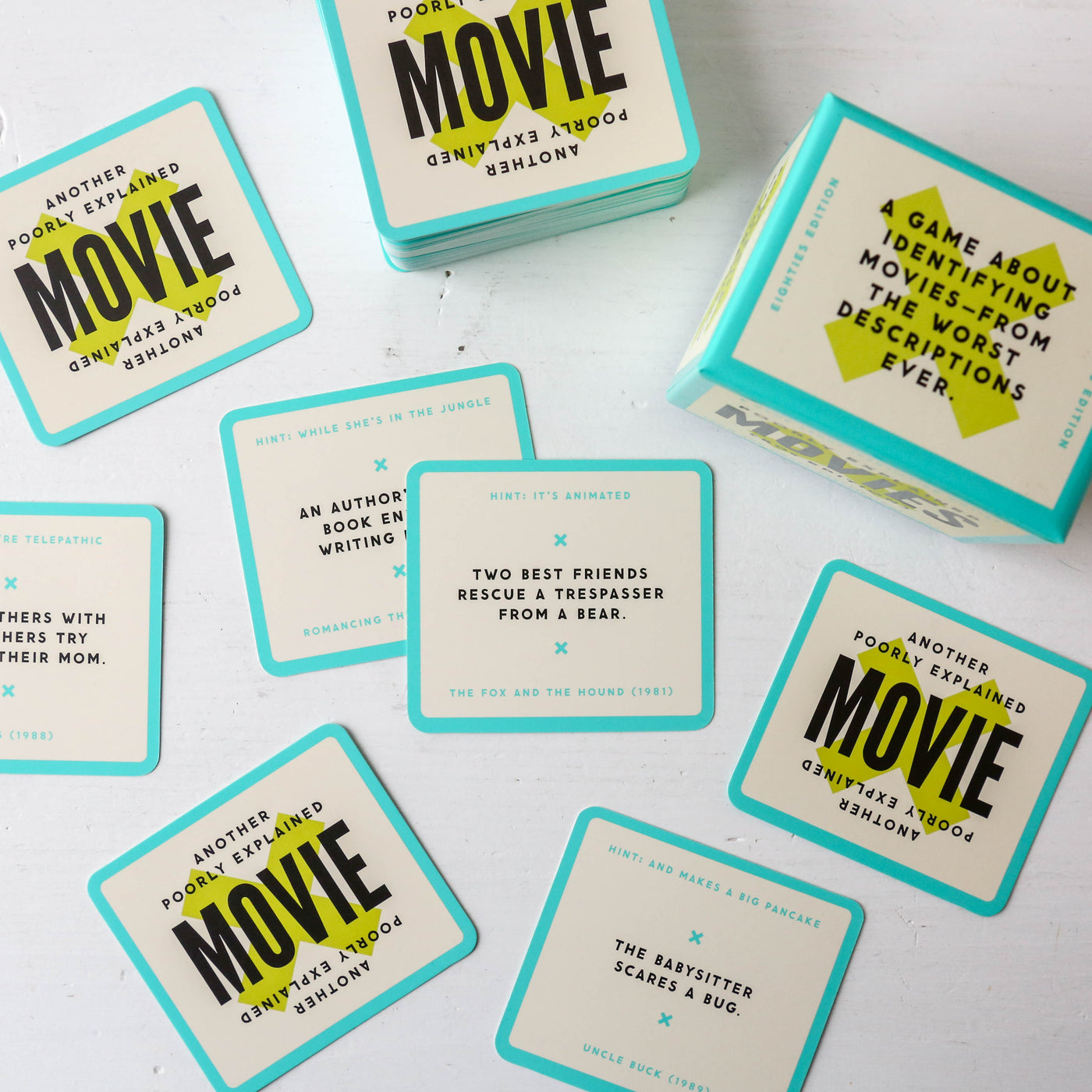 Mini Poorly Explained Movies Game - 80s Edition