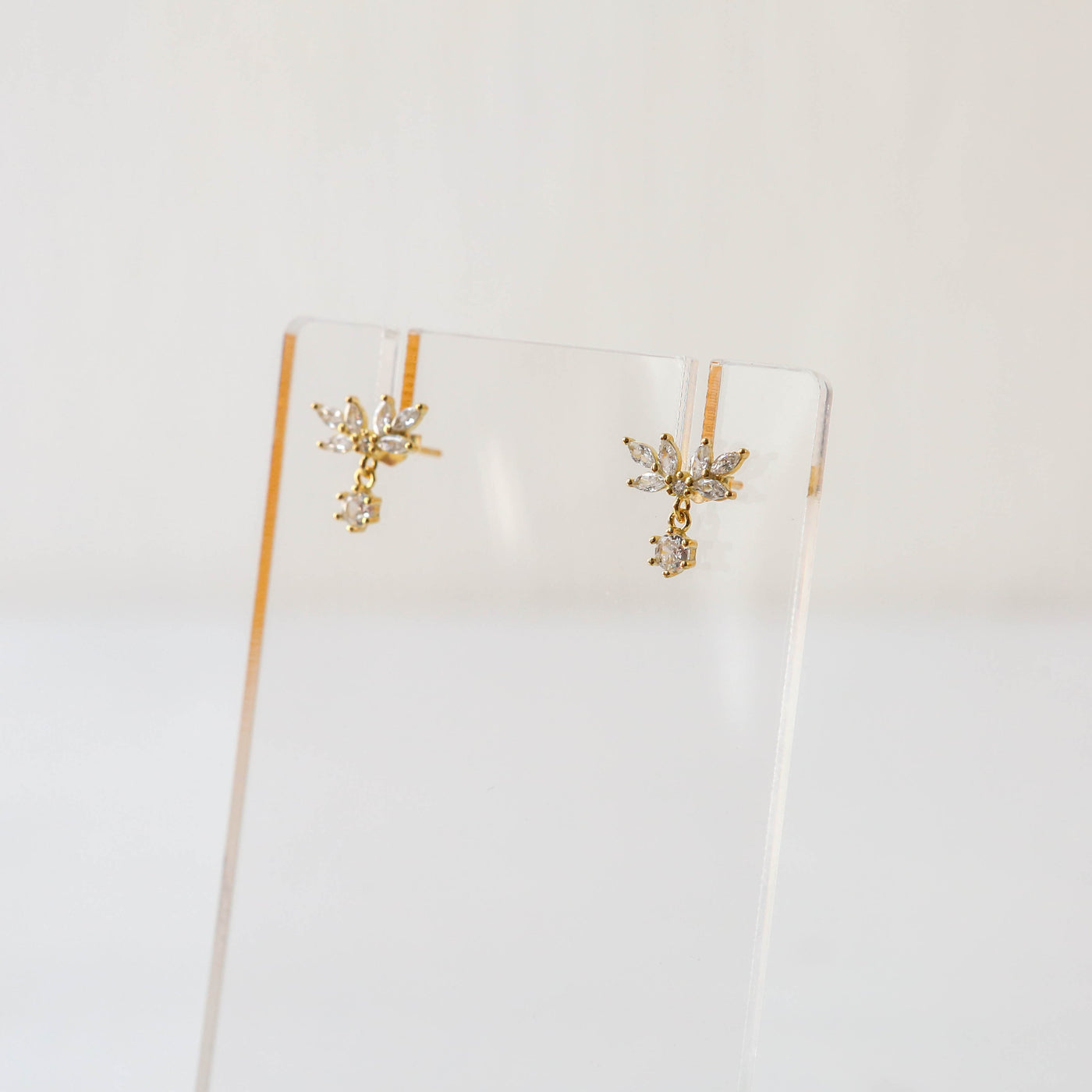 Winged Leaf Earrings