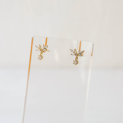 Winged Leaf Earrings
