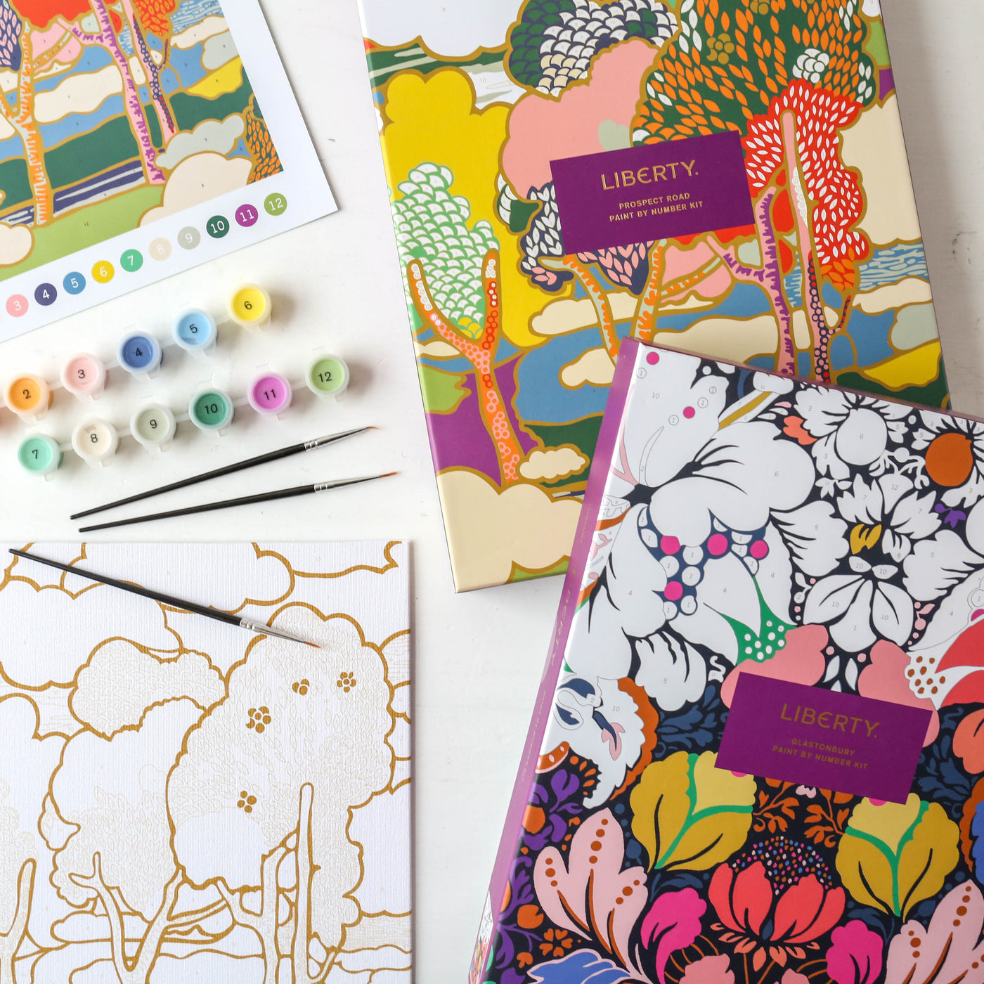 Liberty Paint By Number Kit - Glastonbury