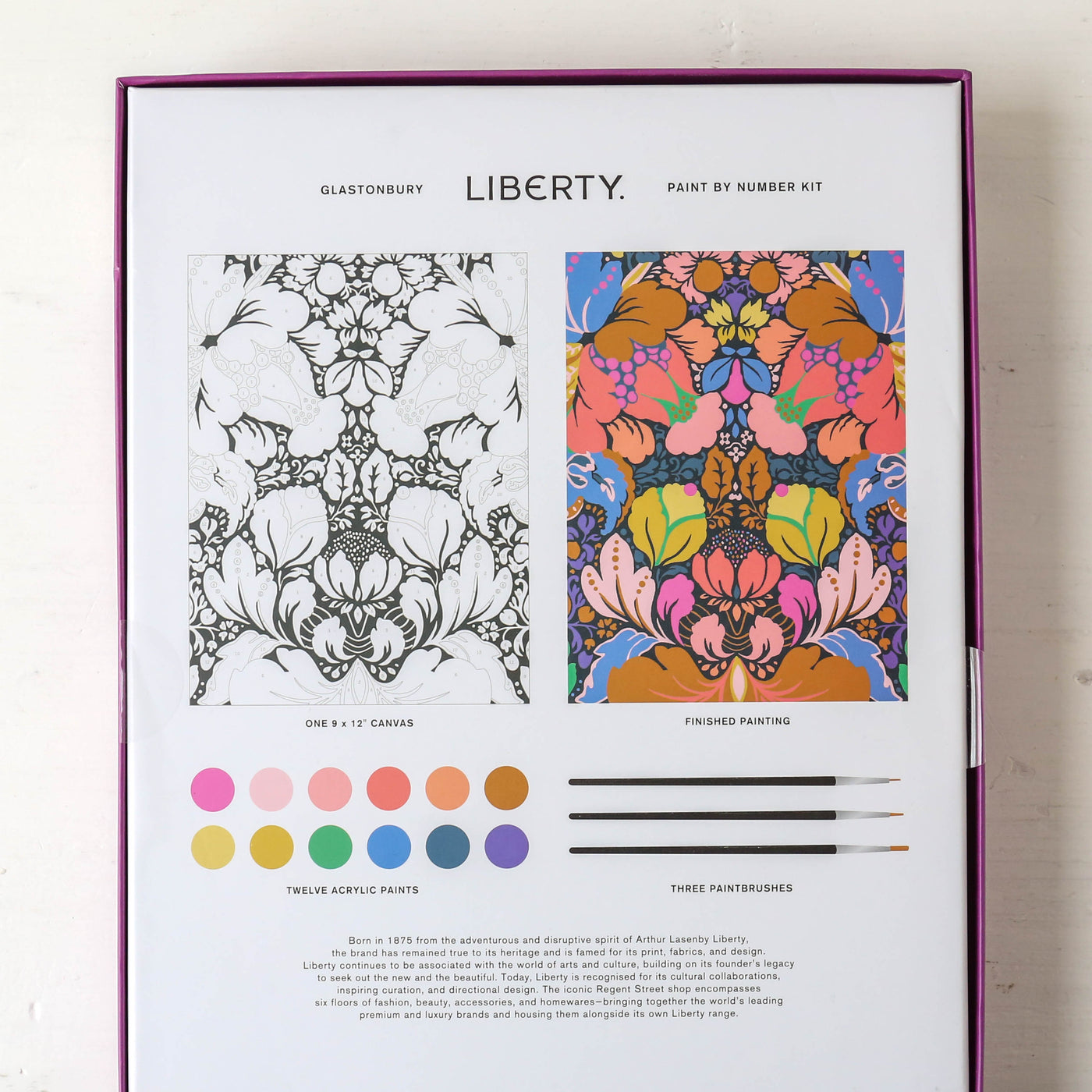 Liberty Paint By Number Kit - Glastonbury