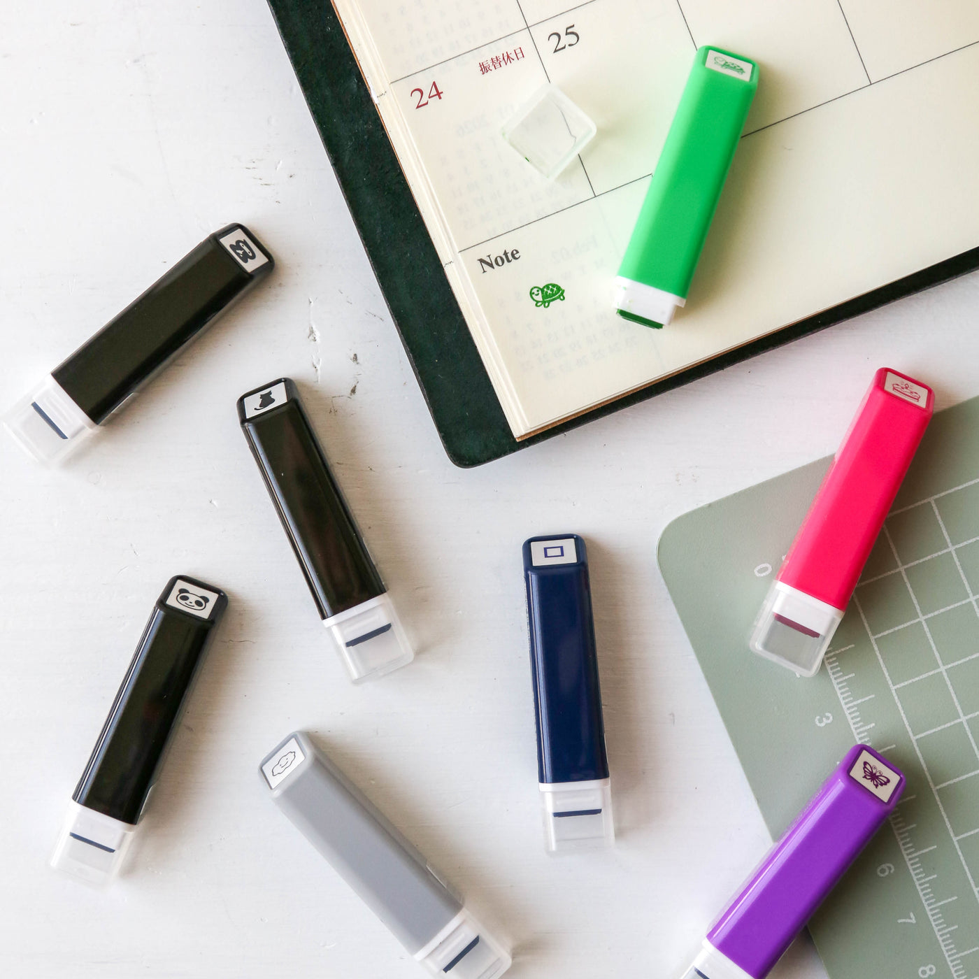 Self-Inking Mini Schedule Stamps