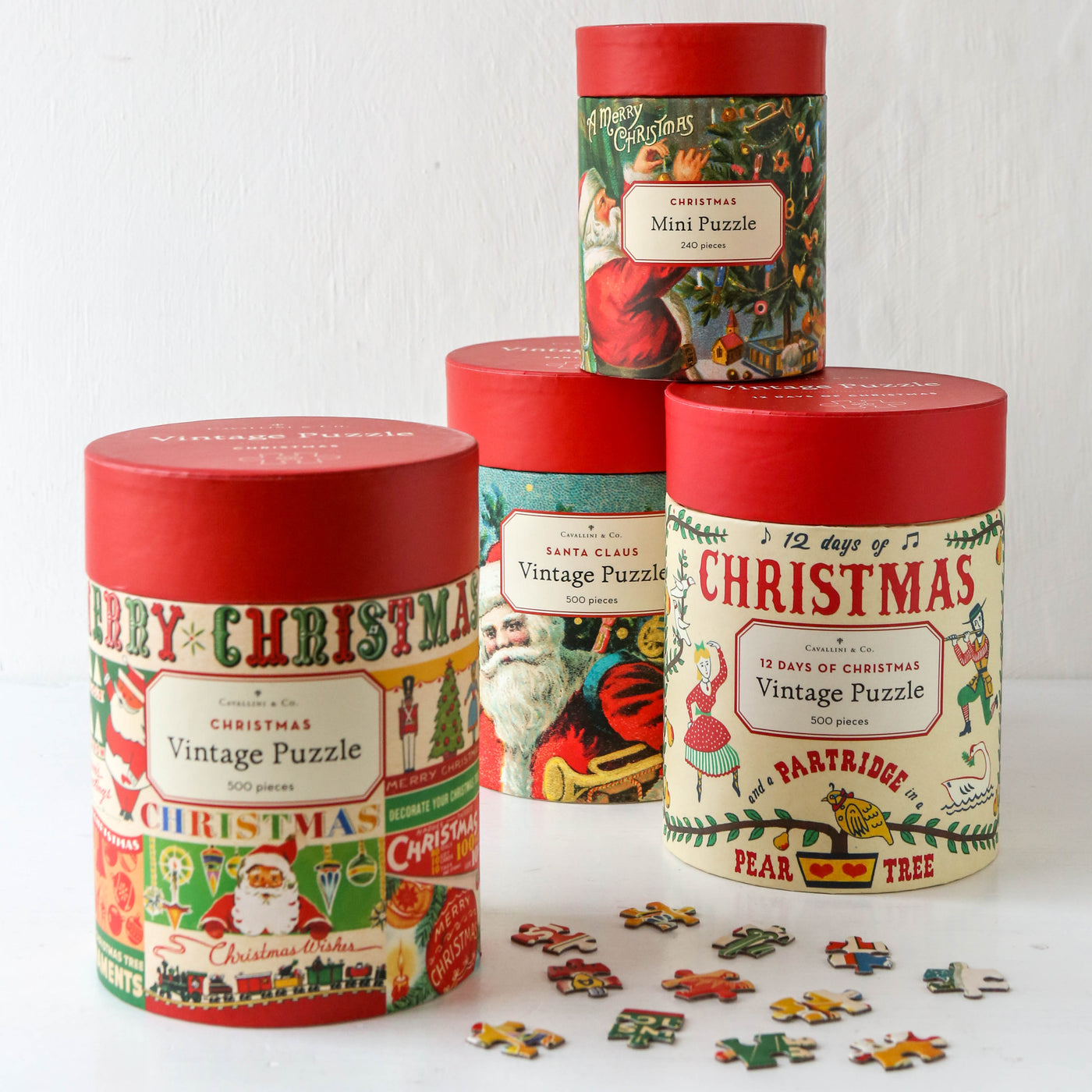 Christmas Cats 240 Piece Mini Puzzle