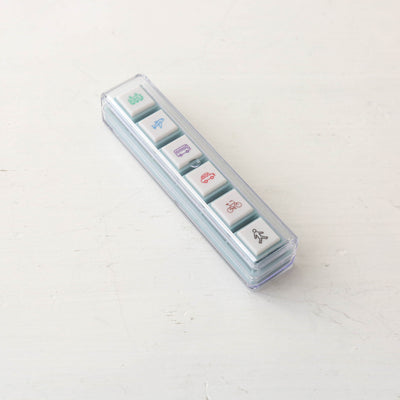 Pre-inked Pick! 6 Button Journal Stamp Set - Vehicles